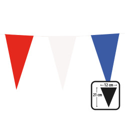 Papierové vlajky trojfarebné 10 m